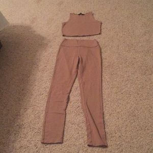 Crop top + Leggings set